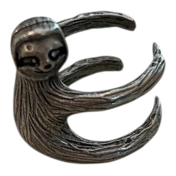 Silver Sloth Ring - Picture 1 of 3